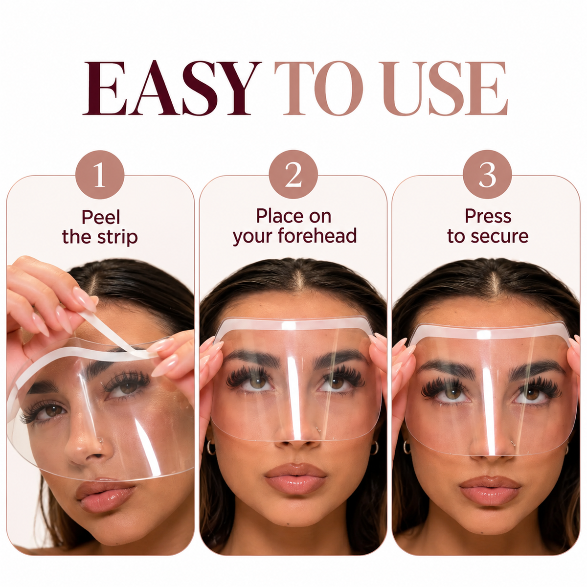 Protège-cils pour douche Lashguardy (Lot de 50)